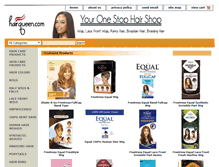 Tablet Screenshot of hairqueen.com